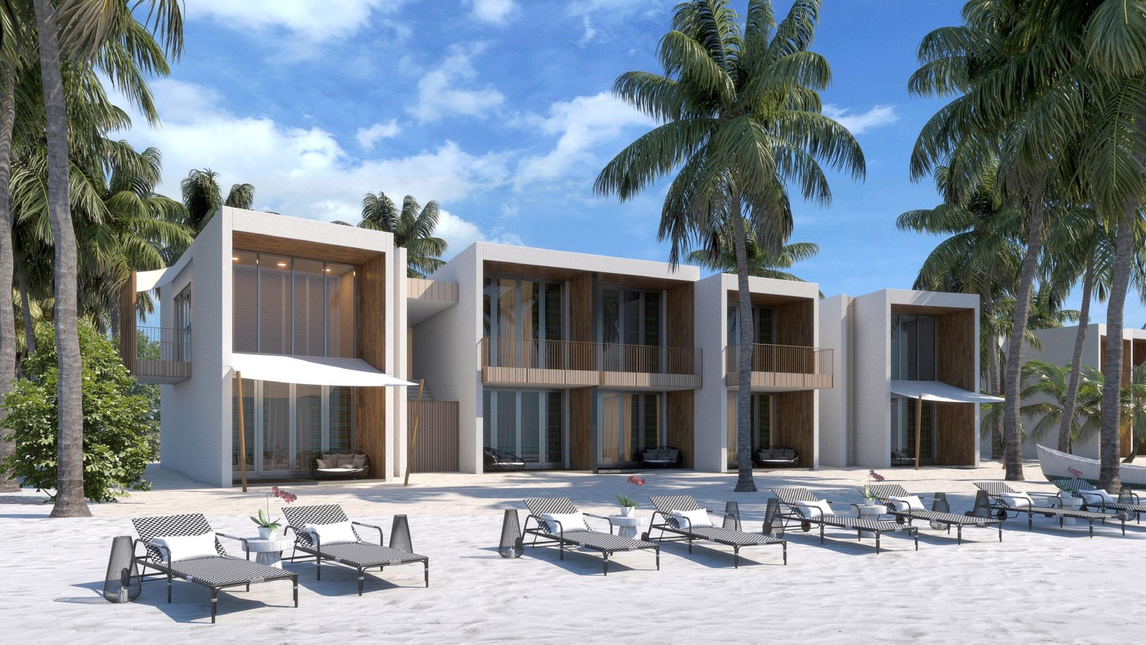 Hard Rock Hotel Maldives Emboodhoo Lagoon Екстериор снимка The Beach Villas